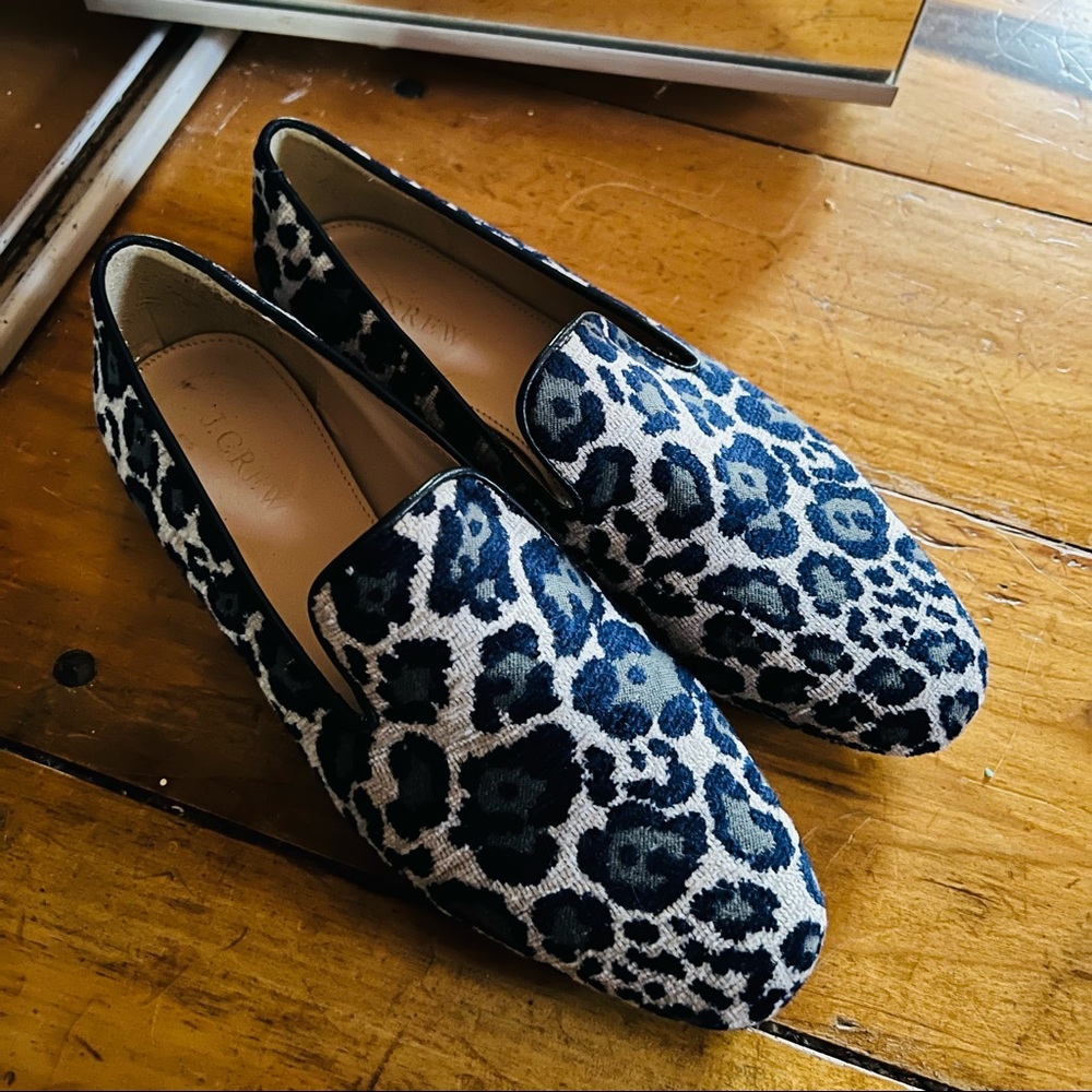 Leopard loafers
